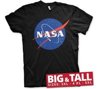 NASA Insignia Big & Tall T-Shirt Black