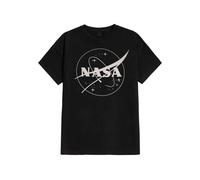 NASA - Insignia Logo BW - T-Shirt - black - M - 100% Cotton M