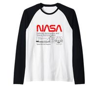 NASA Inspiration Collection - Space Shuttle Program Red Raglan Baseball Tee