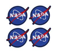 NASA Inspired Embroidered Patches For Clothing 12 X 9cm Cotton Appliques For Jackets Hats T Shirts DIY Sew On Decoration