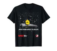 NASA James Webb Space Telescope JWST Worm ESA CSA Logo T-Shirt