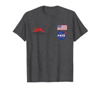 NASA JPL Logo T-Shirt, Men, Dark Heather Grey, XX-Large