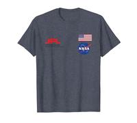 NASA JPL Logo T-Shirt, Men, Heather Blue, Small
