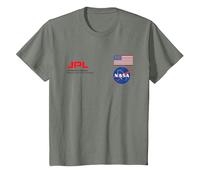 NASA JPL Logo T-Shirt, Youth, Olive Heather, X-Small