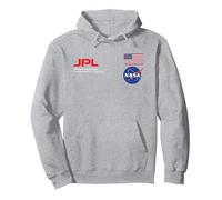 NASA JPL Mars Exploration Program Pullover Hoodie, Adult Unisex, Heather Grey, Medium