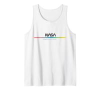 NASA Kennedy Space Center Rainbow Stripe Pullover Hoodie Tank Top