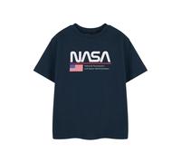 NASA Kids Short Sleeved T-Shirt (Navy) in Blue | Size: 7-8 Years NASA Blue 7-8 Years