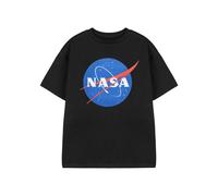 NASA Kids Short Sleeved T-Shirt (Unisex Kids Black) in Black | Size: 9-10 Years NASA Black 9-10 Years