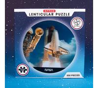 NASA Lenticular Puzzle. 500 Piece NASA Inspired Space Shuttle 3D Lenticular Jigs
