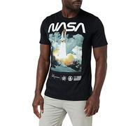 Nasa Men's Lift Off T-Shirt, Black, X-Large