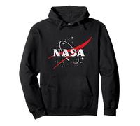 NASA Logo Retro Distressed Solar System STEM Moon Artemis Pullover Hoodie