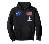NASA Meatball Insignia - US Flag - Space Shuttle Mission Pullover Hoodie
