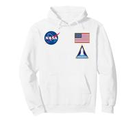 NASA Meatball Insignia - US Flag - Space Shuttle Mission Pullover Hoodie