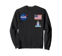 NASA Meatball Insignia - US Flag - Space Shuttle Mission Sweatshirt