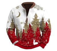 NASA Mens 1/2 Zip Pullover Personalised Tshirts for Men Cardigan Sweaters Jackets Heated Gilet with Power Pack Included