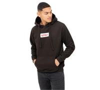 Nasa Men's Box Logo Hooded Sweatshirt, Black, S UK