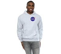 Nasa Men's Classic Insignia Chest Logo Hoodie Large Sport Grey