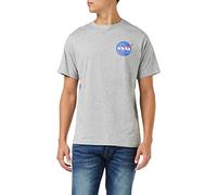 Nasa Men's CORE Logo T-Shirt, Grey (Sports Grey SPO), XX (Size:XX-Large)