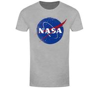 NASA Mens Distressed Logo T-Shirt NS6288