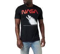 Nasa Men's Flight T-Shirt, Black, XX-Large