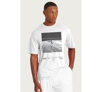 NASA Men's International Space Station Black & White T-Shirt | Size: 2XL NASA White 2XL