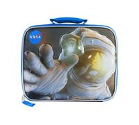 Nasa Lunch Bag For Kids | Childrens Space Astronaut School Zipped Compartment Food Container Box One Size