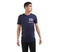 NASA Men's Plane Aeronautics Cotton T-Shirt Navy | Size: Small NASA Navy S