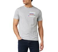 Nasa Men's Plane Aeronautics T Shirt, Grey (Grey Gry), L UK