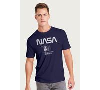 NASA Men's The Future Is Now Japanese Text T-Shirt in Navy | Size: XL NASA Navy XL