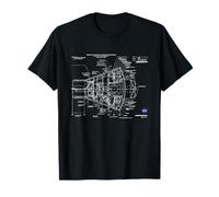 NASA Mercury Spacecraft Schematic T-Shirt