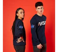 NASA Metallic Logo Unisex Sweatshirt - Navy | Size: XL NASA Navy XL
