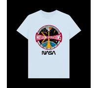 NASA Mission Ops Unisex T-Shirt in Light Blue | Size: 2XL NASA Light Blue 2XL