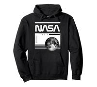 NASA - Moon Blueprint & Barcode Pullover Hoodie