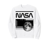 NASA - Moon Blueprint & Barcode Sweatshirt