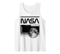 NASA - Moon Blueprint & Barcode Tank Top