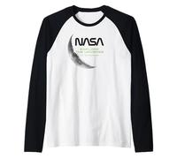 NASA - Moon Explore The Universe, Black Raglan Baseball Tee