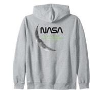 Nasa - Moon Explore The Universe, black Zip Hoodie