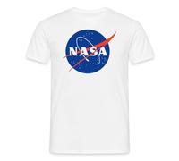 NASA Official Merchandise Classic Logo Men's T-Shirt White
