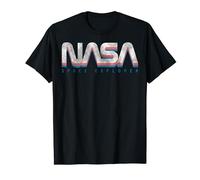 NASA Official Space Explorer Retro Logo Graphic T-Shirt