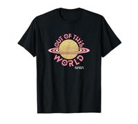 NASA Out Of This World Pink Pastel Saturn Retro Vintage Logo T-Shirt