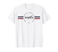NASA Red White And Blue Banner Logo Graphic T-Shirt T-Shirt
