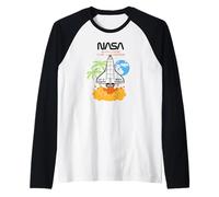 NASA - Rocket Explore The Universe Raglan Baseball Tee