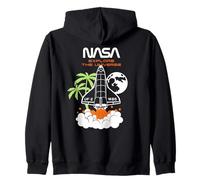 Nasa - Rocket Explore The Universe, white Zip Hoodie