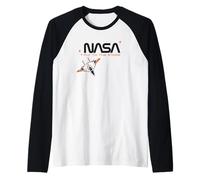 NASA - Rocket Fly to The Stars Raglan Baseball Tee