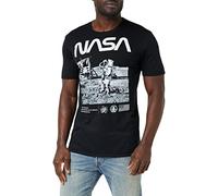 Nasa - Salute - Mens T-Shirt - Black - XLG
