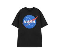 NASA Classic Logo Unisex Black Short Sleeved T-Shirt | Space Exploration Graphic Tee | Retro Style Logo Apparel for Men & Women | Official NASA Merchandise Astronomy Gift