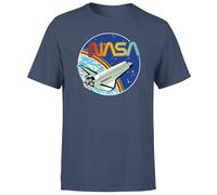 NASA Shuttle Emblem Unisex T-Shirt - Navy - L - Navy
