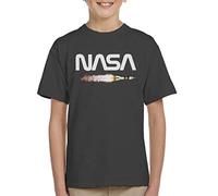 Nasa Soyuz Launch Logo Kid's T-Shirt Charcoal