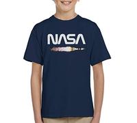 Nasa Soyuz Launch Logo Kid's T-Shirt Navy Blue