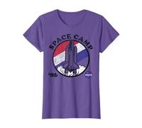 NASA Space Camp Red White and Blue '86 Badge T-Shirt